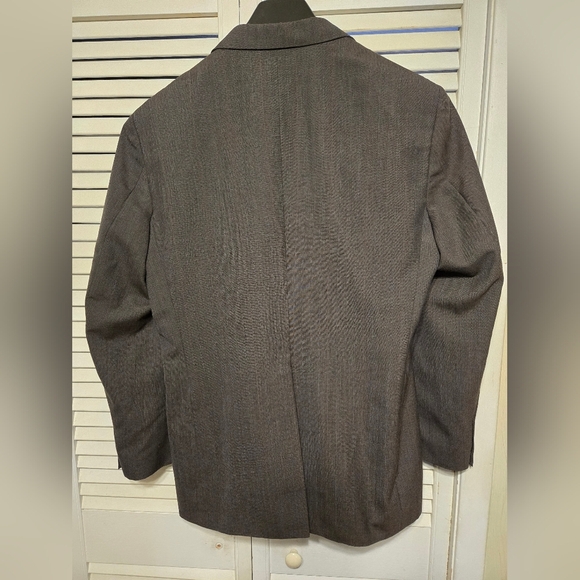 Haggar Imperial Brown Blazer 44L - Picture 2 of 5
